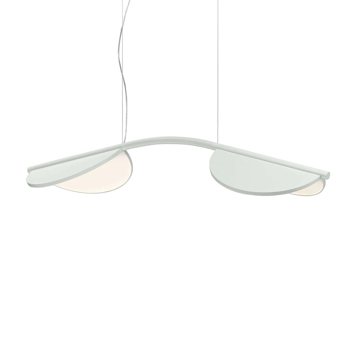 FLOS Almendra Arch LED-Hängelampe, Kurz, Weiß 1 FLOS Almendra Arch LED-Hängelampe, Kurz, Weiß