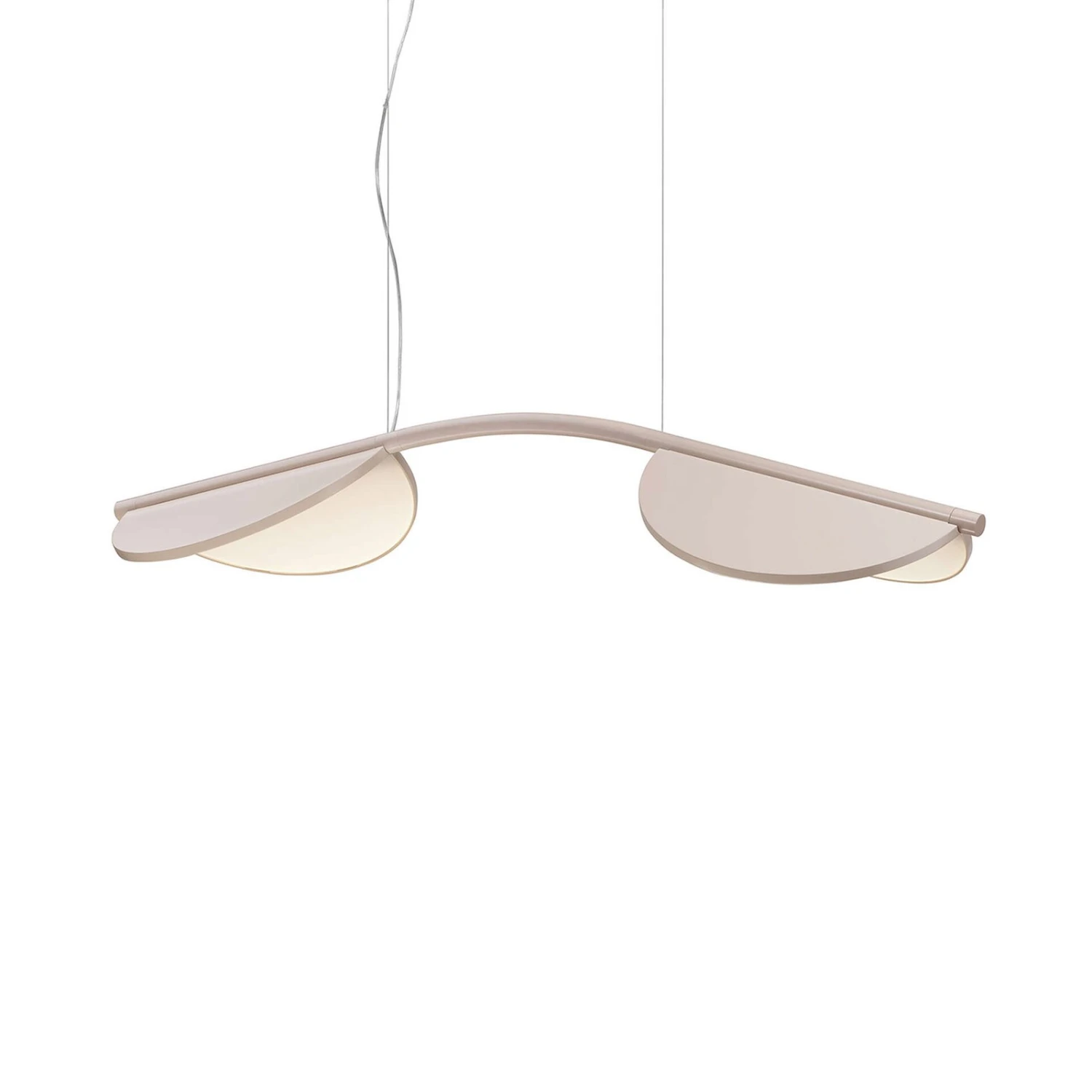 FLOS Almendra Arch LED-Hängelampe, Kurz, Rosa 1 FLOS Almendra Arch LED-Hängelampe, Kurz, Rosa