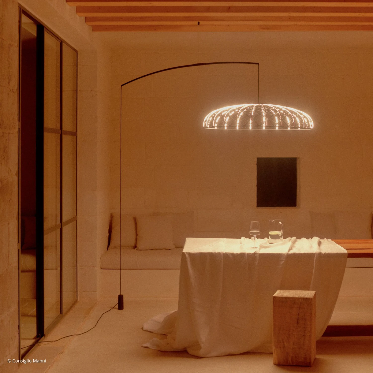 FLOS Skynest Motion LED-Hängeleuchte, Anthrazit 1 FLOS Skynest Motion LED-Hängeleuchte, Anthrazit