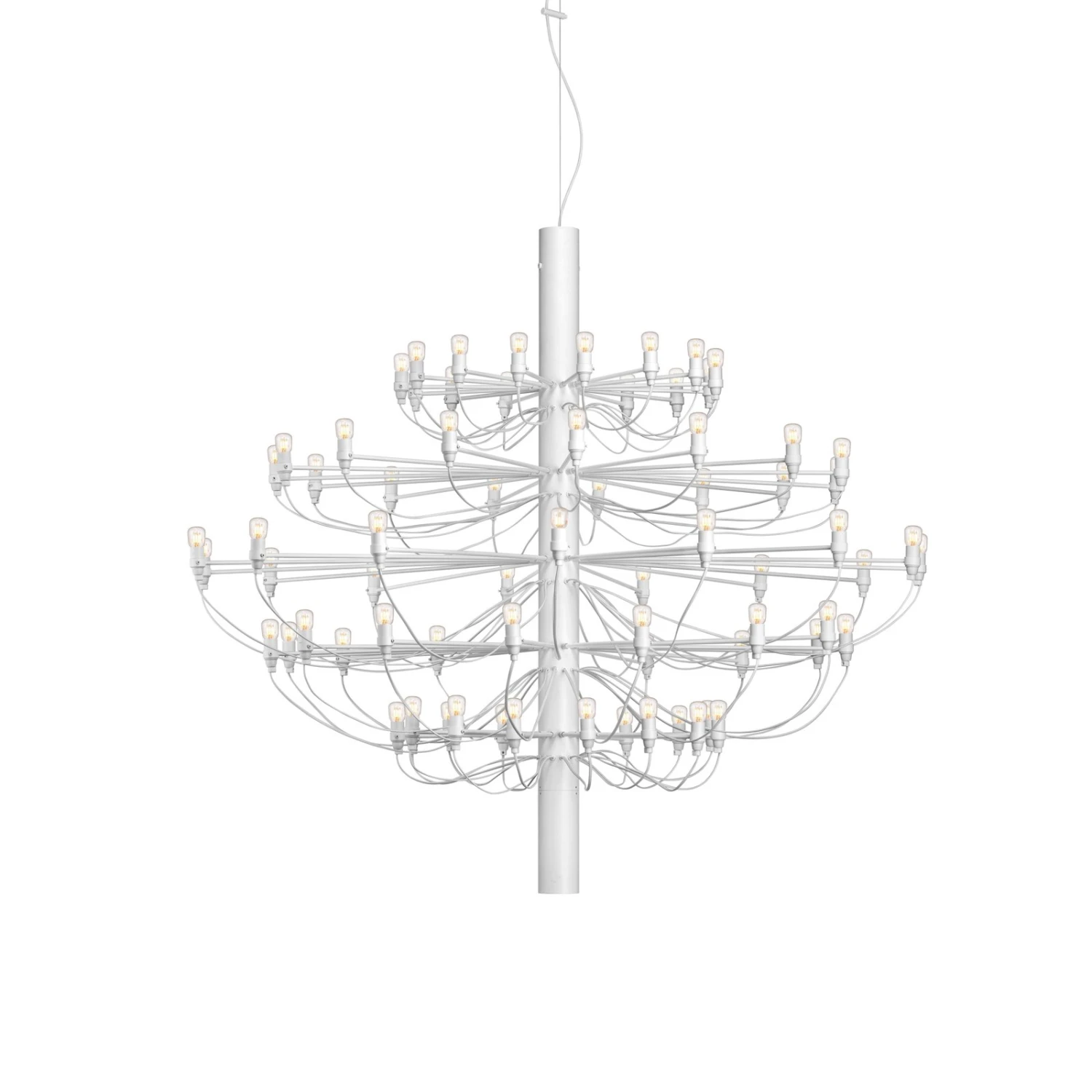 FLOS 2097/75 LED-Kronleuchter, Klar, Weiß 1 FLOS 2097/75 LED-Kronleuchter, Klar, Weiß