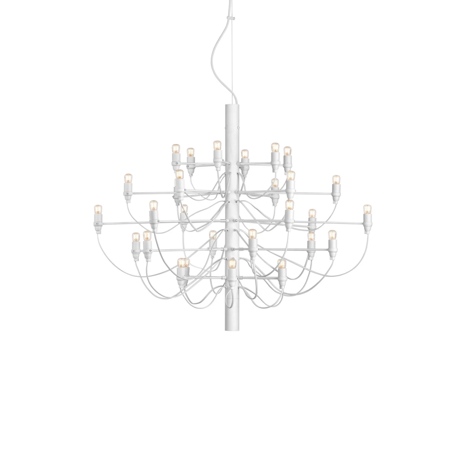 FLOS 2097/30 LED-Kronleuchter, Klar, Weiß 1 FLOS 2097/30 LED-Kronleuchter, Klar, Weiß