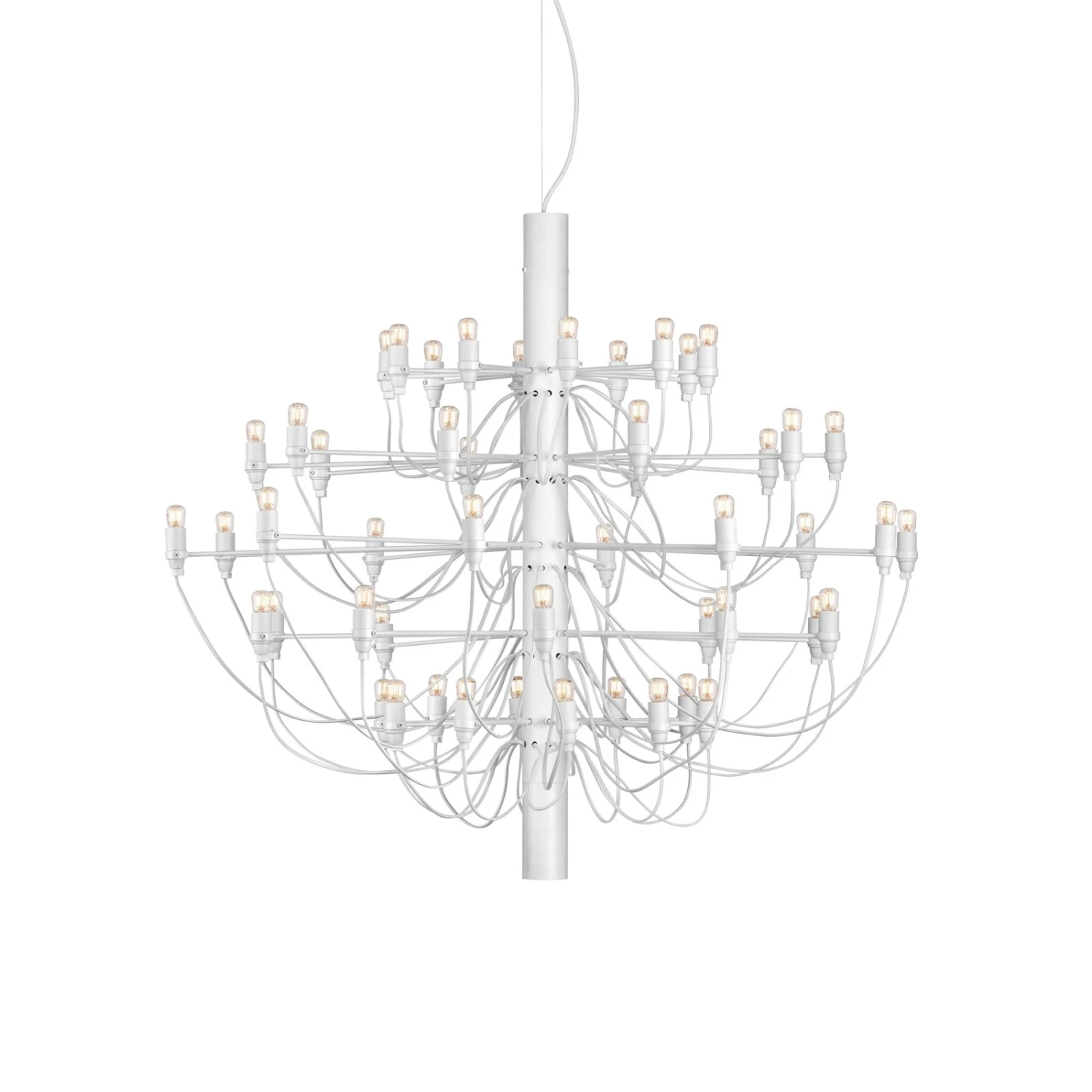 FLOS 2097/50 LED-Kronleuchter, Klar, Weiß 1 FLOS 2097/50 LED-Kronleuchter, Klar, Weiß