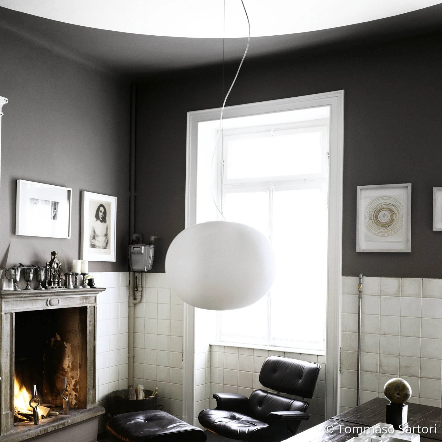 FLOS Glo-Ball - Kugelrunde Hängeleuchte 45 Cm 2 FLOS Glo-Ball - Kugelrunde Hängeleuchte 45 Cm – Bild 2