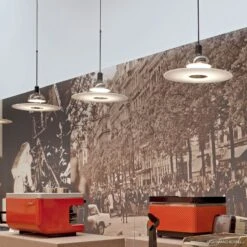 FLOS Frisbi - Hängeleuchte Mit Weißer Scheibe -Flos Verkaufsgeschäft 3510073 2