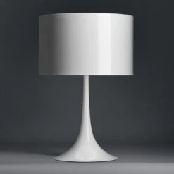 FLOS Spun Light T1 - Weiße Tischleuchte
