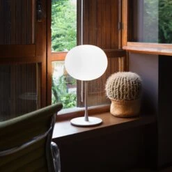 FLOS Glo-Ball Table 1 Tischleuchte, Silber Matt -Flos Verkaufsgeschäft 3510120 2