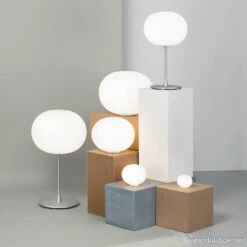 FLOS Glo-Ball Table 1 Tischleuchte, Silber Matt -Flos Verkaufsgeschäft 3510120 4