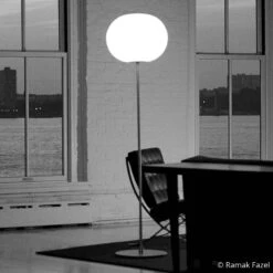 FLOS Glo-Ball Floor 2 Stehleuchte, Silber Matt -Flos Verkaufsgeschäft 3510147 2