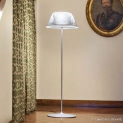 FLOS Romeo Moon - Stehleuchte Mit Rillenschirm