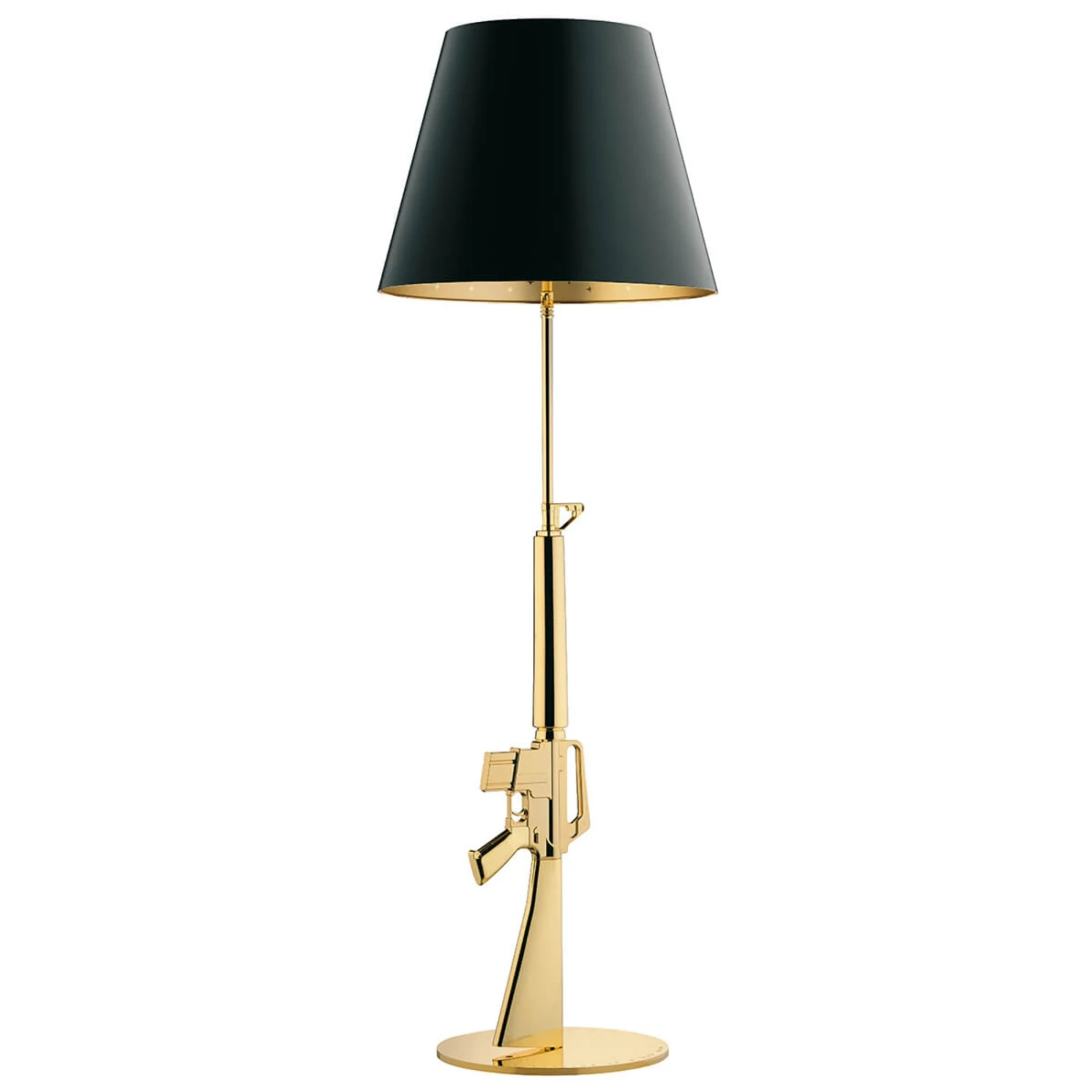 FLOS Lounge Gun - Stehleuchte, Gold-schwarz 3 FLOS Lounge Gun - Stehleuchte, Gold-schwarz – Bild 3