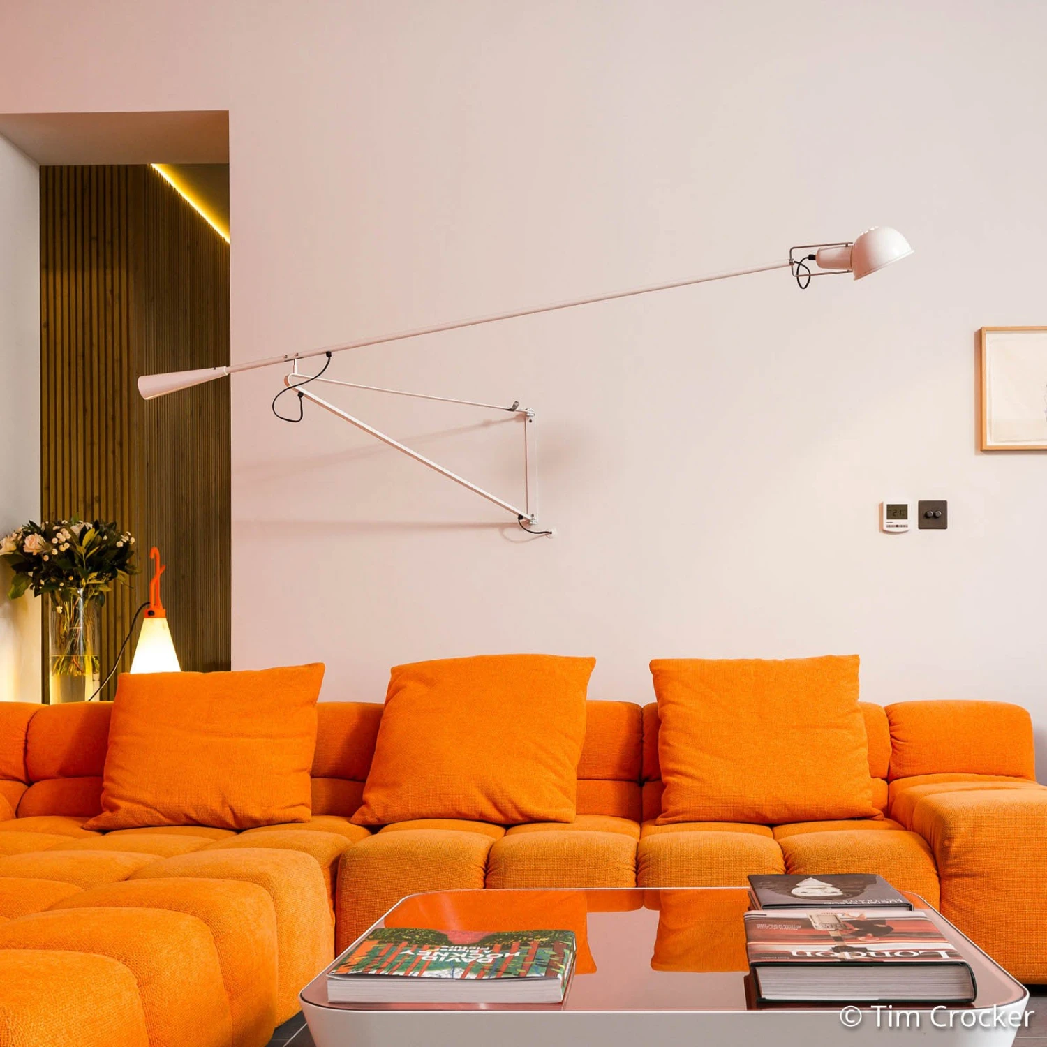 FLOS 265 Wandleuchte Aus Stahl, Weiß 4 FLOS 265 Wandleuchte Aus Stahl, Weiß – Bild 4