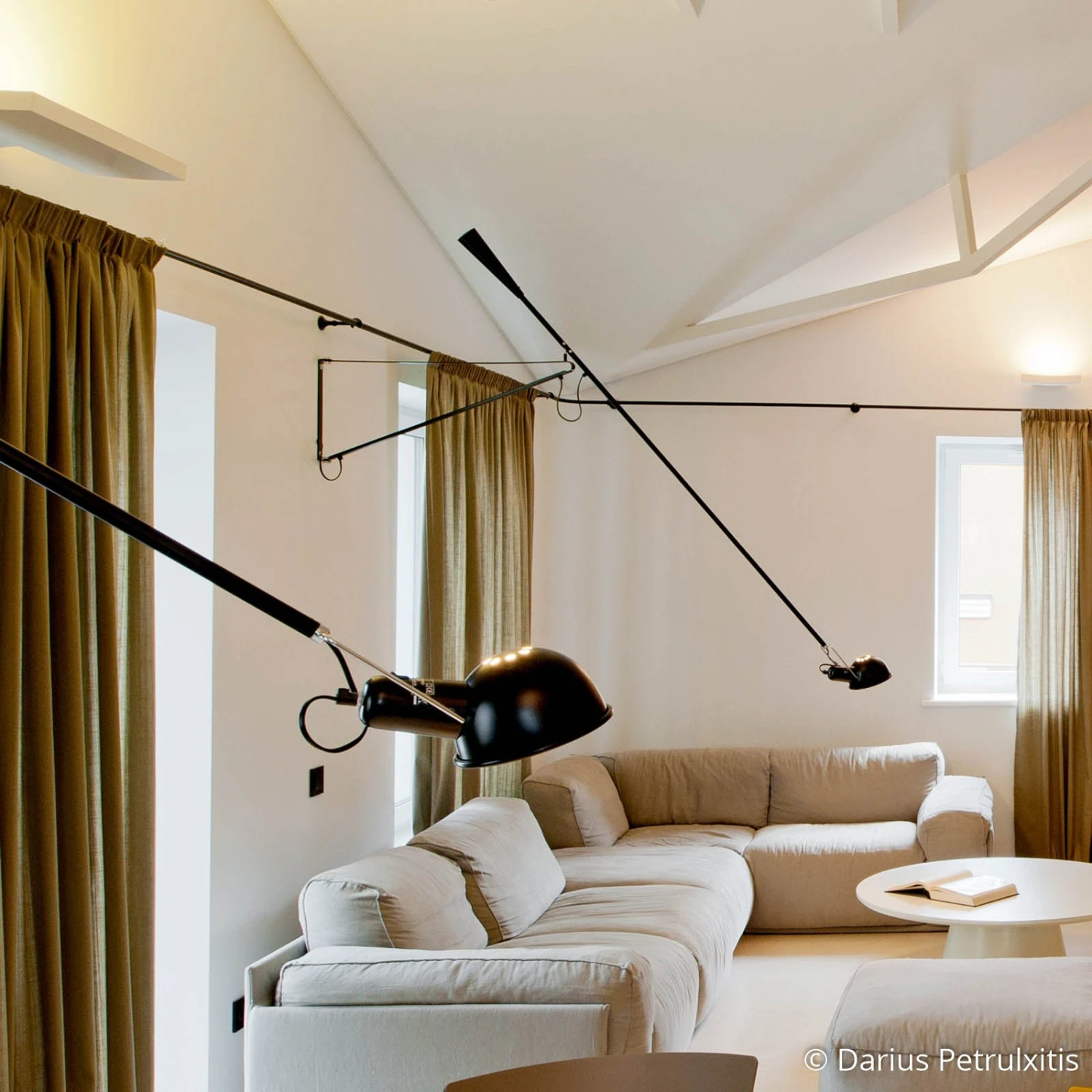 FLOS 265 Wandleuchte Aus Stahl, Schwarz 2 FLOS 265 Wandleuchte Aus Stahl, Schwarz – Bild 2