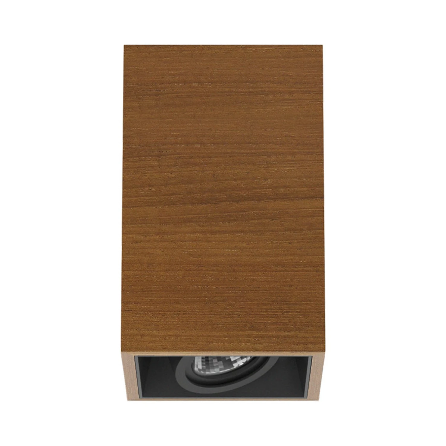 FLOS Compass Box S - Teakfarbene Deckenleuchte 1 FLOS Compass Box S - Teakfarbene Deckenleuchte