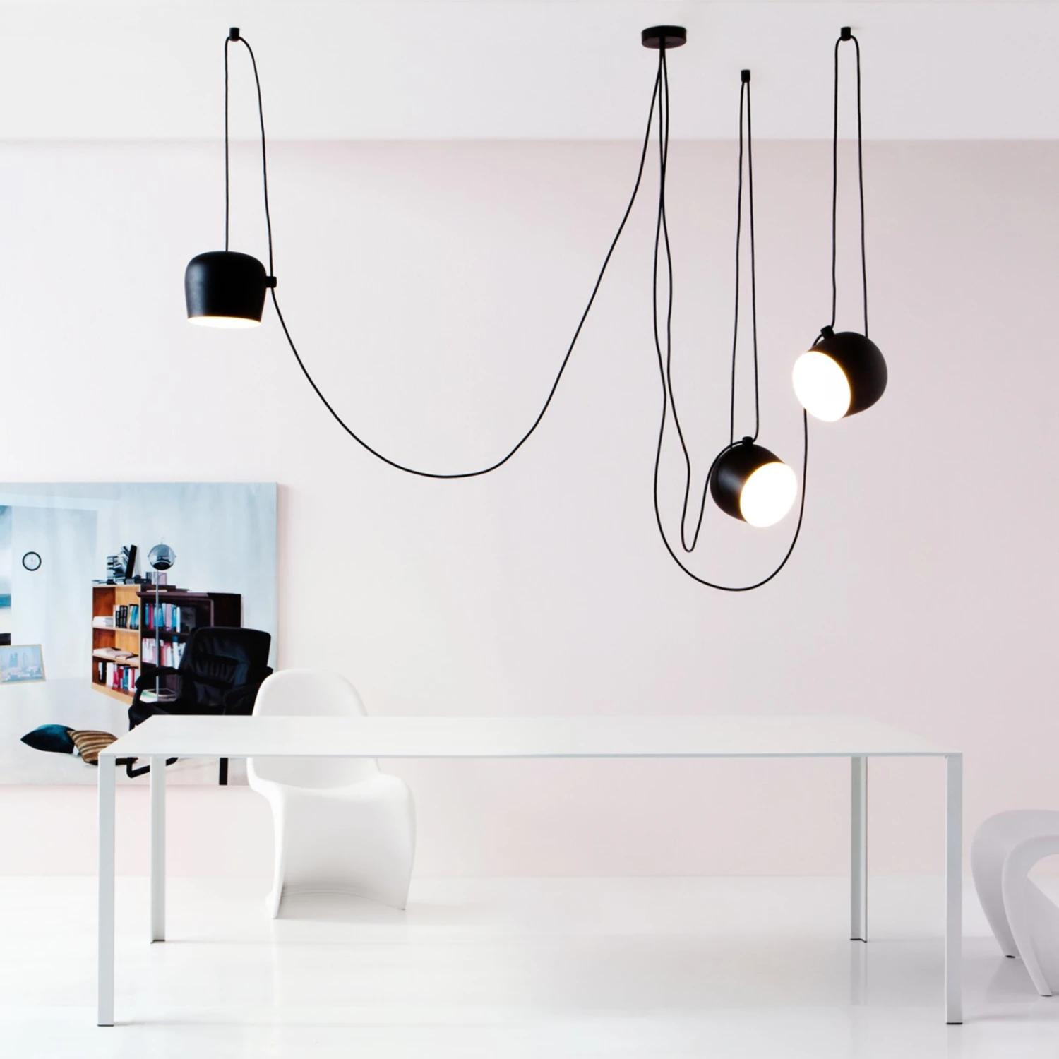 FLOS Aim LED-Design-Pendelleuchte, Schwarz 6 FLOS Aim LED-Design-Pendelleuchte, Schwarz – Bild 6