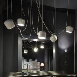 FLOS Aim LED-Design-Pendelleuchte, Weiß -Flos Verkaufsgeschäft 3510272 3