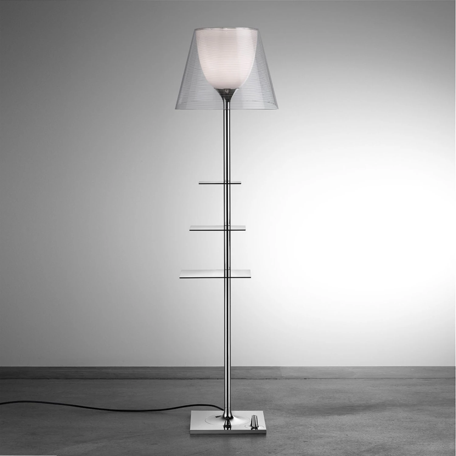 FLOS Bibliotheque Nationale Stehlampe Transparent 1 FLOS Bibliotheque Nationale Stehlampe Transparent