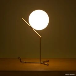 FLOS IC T1 High Tischleuchte, Messing Gebürstet 14 FLOS IC T1 High Tischleuchte, Messing Gebürstet -Flos Verkaufsgeschäft 3510294 4