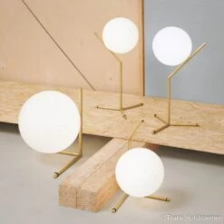 FLOS IC T1 Low Designer-Tischleuchte Messing Geb. -Flos Verkaufsgeschäft 3510295 5