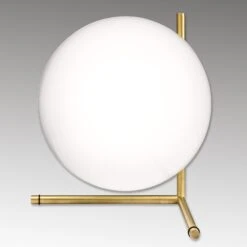 FLOS IC T2 Tischleuchte, Messing Gebürstet 11 FLOS IC T2 Tischleuchte, Messing Gebürstet -Flos Verkaufsgeschäft 3510296 4