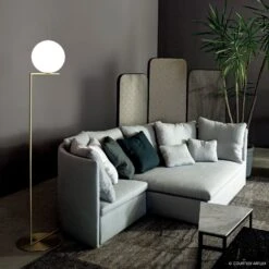 FLOS IC F2 Stehleuchte Messing Gebürstet 10 FLOS IC F2 Stehleuchte Messing Gebürstet -Flos Verkaufsgeschäft 3510298 3