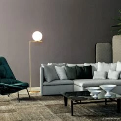 FLOS IC F2 Stehleuchte Messing Gebürstet 11 FLOS IC F2 Stehleuchte Messing Gebürstet -Flos Verkaufsgeschäft 3510298 4