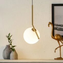 FLOS IC S1 Designer-Hängeleuchte, Messing Geb. -Flos Verkaufsgeschäft 3510299 2