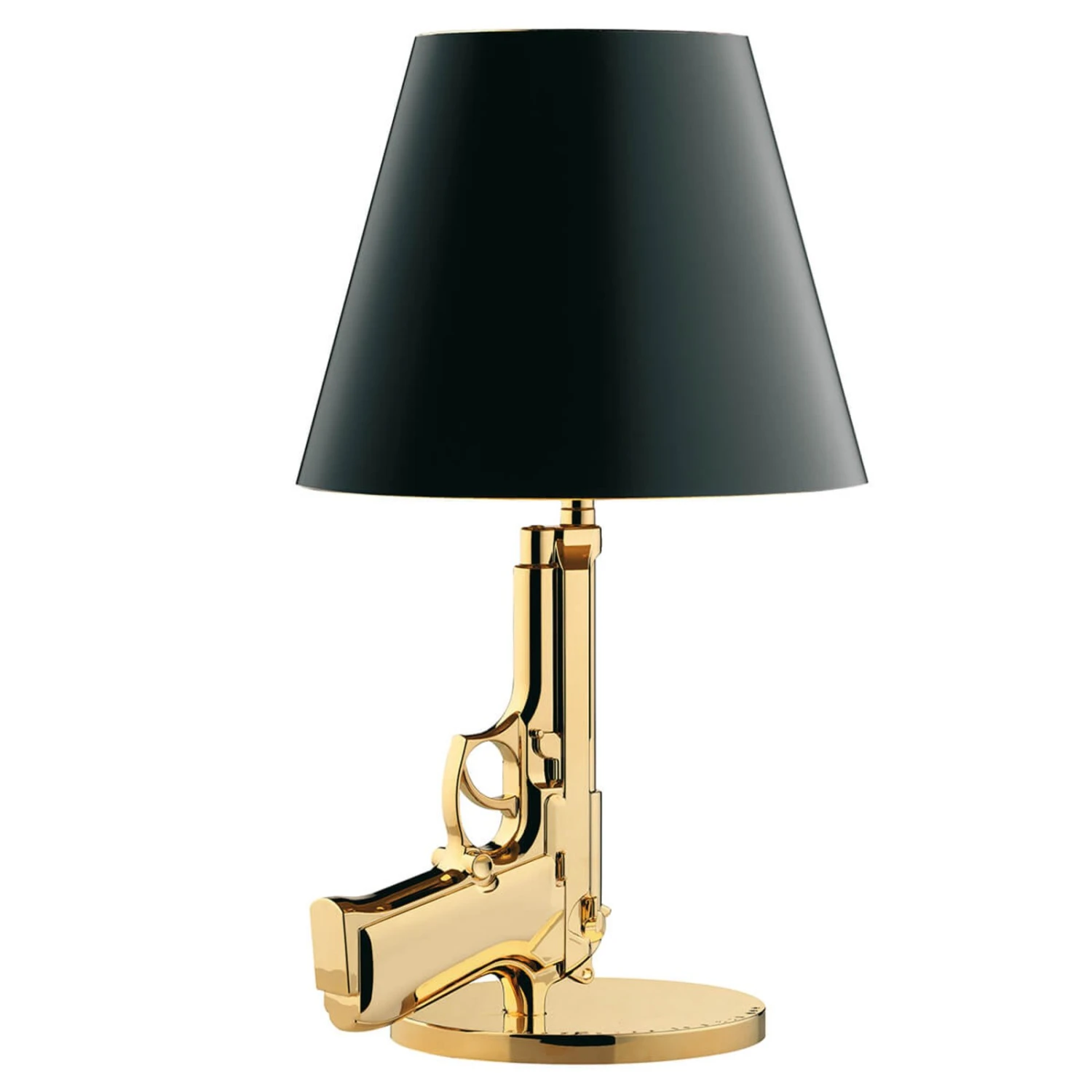 FLOS Beside Gun Design-Tischleuchte Gold 2 FLOS Beside Gun Design-Tischleuchte Gold – Bild 2