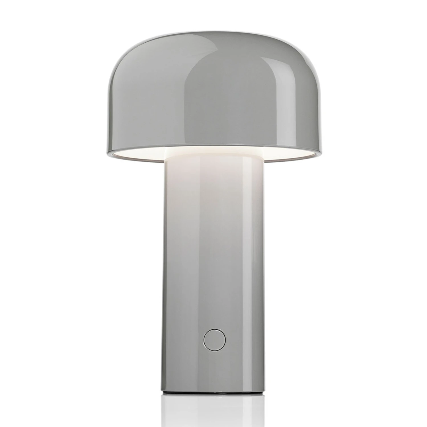 FLOS Bellhop Aufladbare LED-Tischleuchte Grau 1 FLOS Bellhop Aufladbare LED-Tischleuchte Grau
