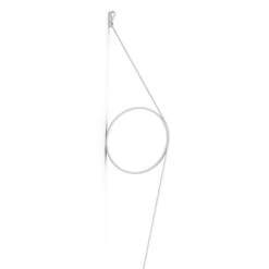 FLOS Wirering Weiß LED-Wandleuchte, Ring Weiß