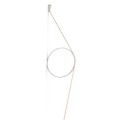 FLOS Wirering Pink LED-Wandleuchte, Ring Weiß