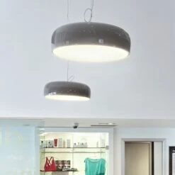FLOS Smithfield S LED-Hängeleuchte, Mud