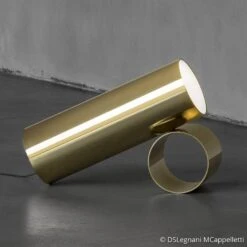 FLOS Sawaru LED-Tischleuchte, Verstellbar Gold