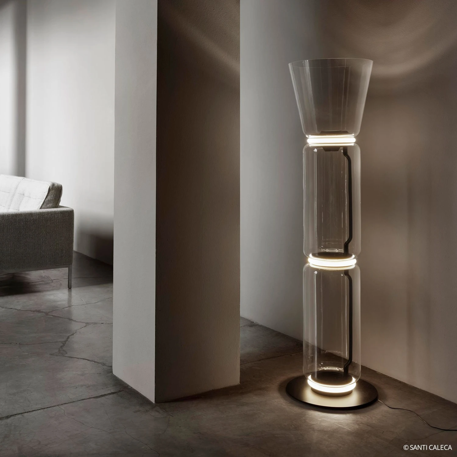 FLOS Noctambule 2 High Cylinders & Cone Small Base 2 FLOS Noctambule 2 High Cylinders & Cone Small Base – Bild 2