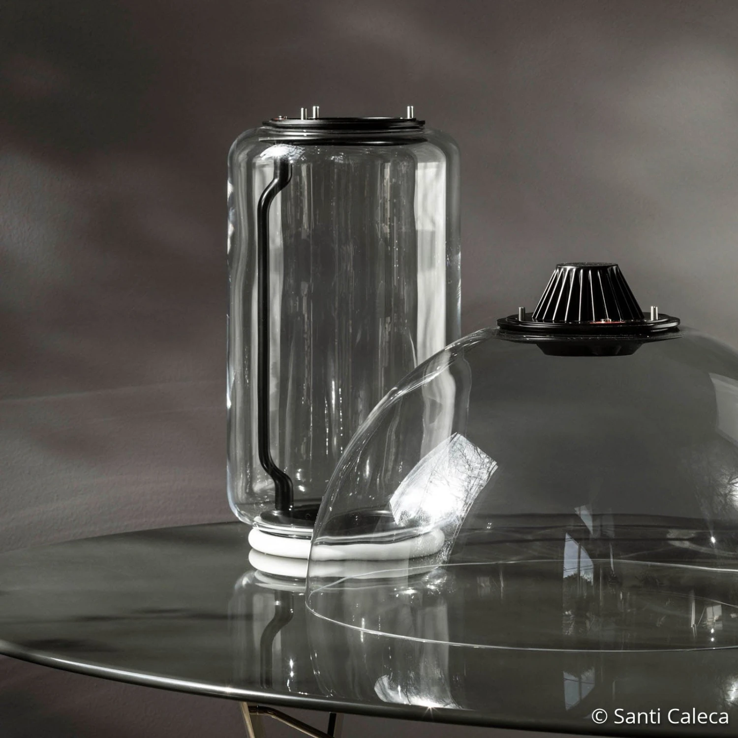 FLOS Noctambule 3 High Cylinders & Bowl, Big Base 4 FLOS Noctambule 3 High Cylinders & Bowl, Big Base – Bild 4