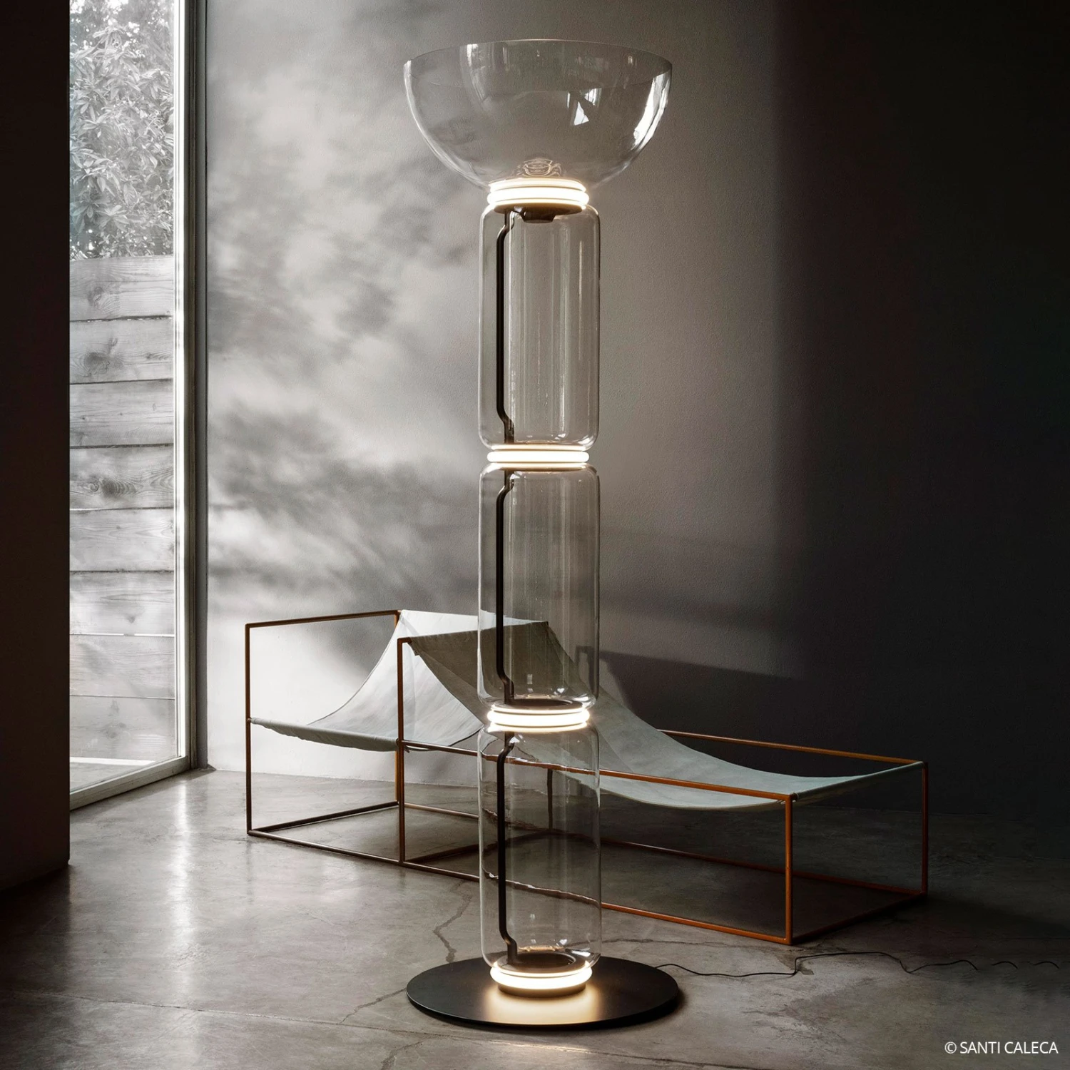 FLOS Noctambule 3 High Cylinders & Bowl, Big Base 1 FLOS Noctambule 3 High Cylinders & Bowl, Big Base