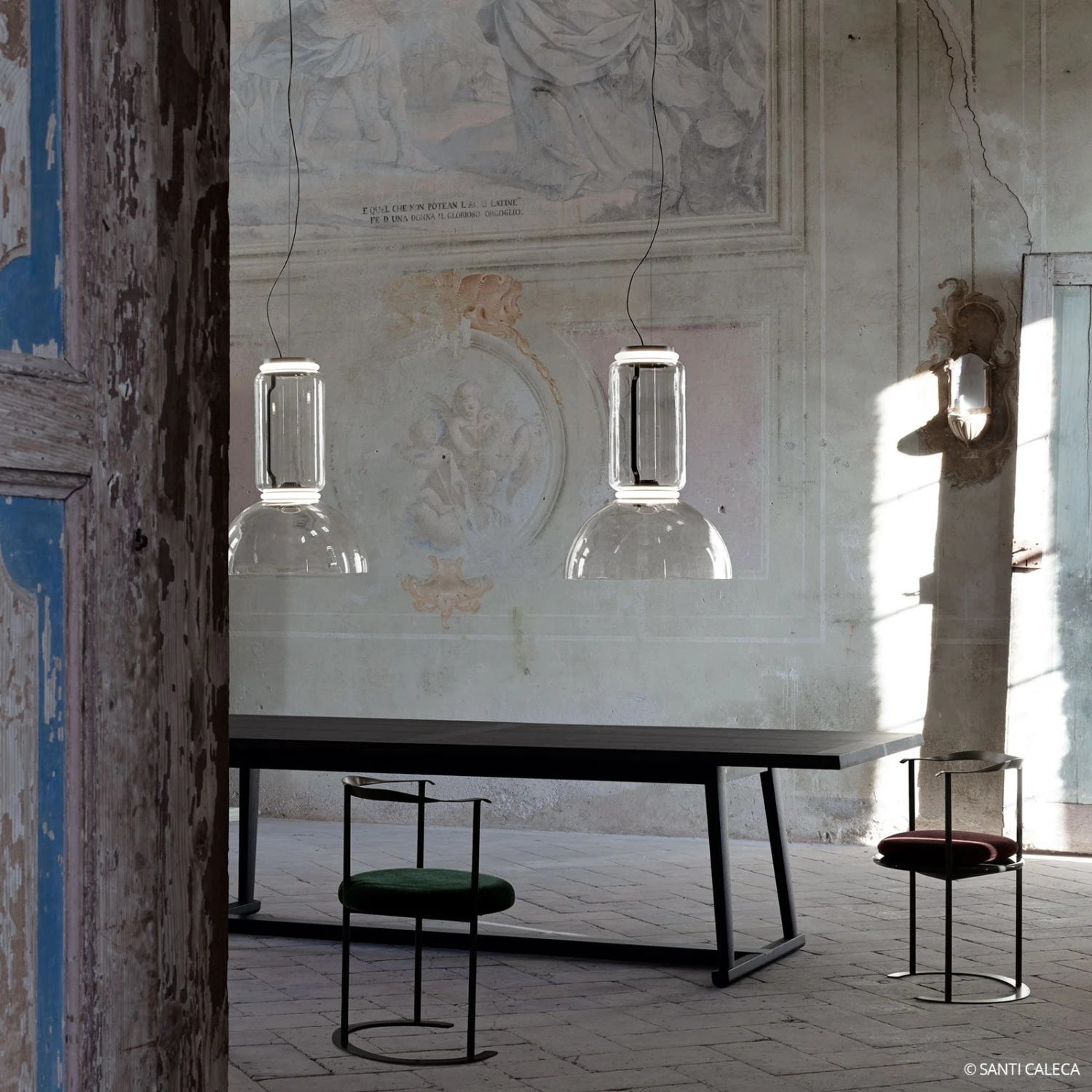 FLOS Noctambule Hängelampe 1 Low Cylinder & Bowl 4 FLOS Noctambule Hängelampe 1 Low Cylinder & Bowl – Bild 4