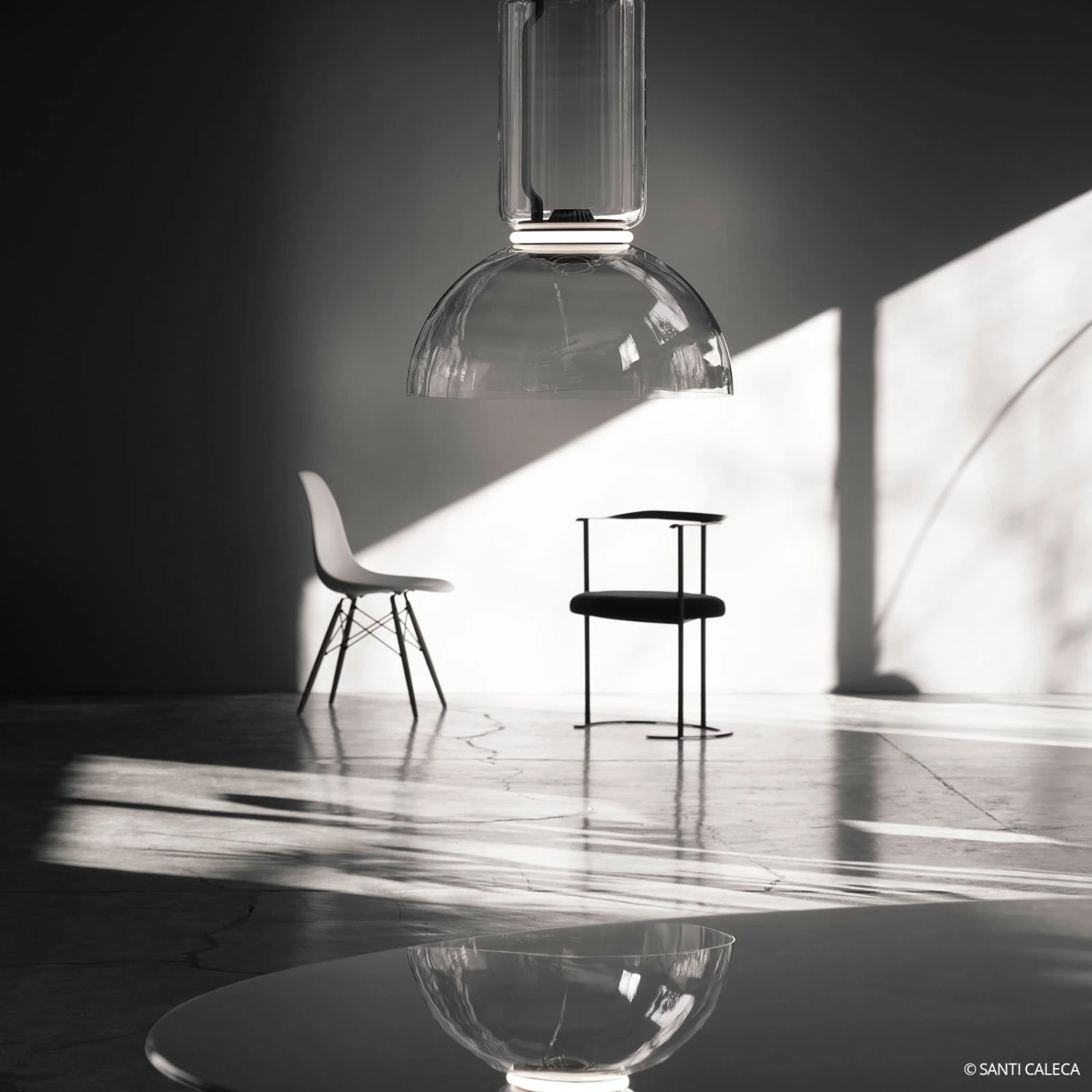 FLOS Noctambule Hängelampe 1 Low Cylinder & Bowl 5 FLOS Noctambule Hängelampe 1 Low Cylinder & Bowl – Bild 5