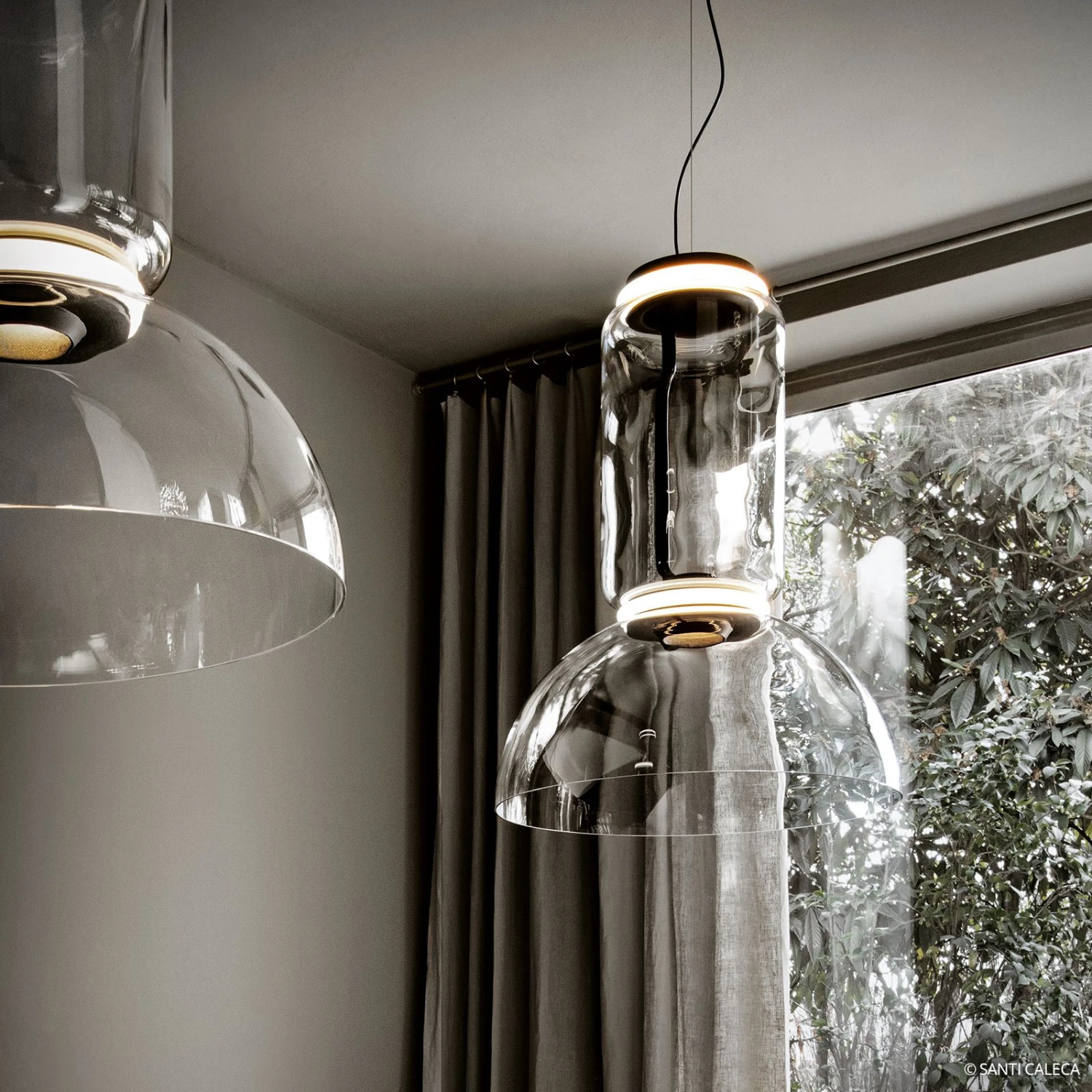 FLOS Noctambule Hängelampe 1 Low Cylinder & Bowl 7 FLOS Noctambule Hängelampe 1 Low Cylinder & Bowl – Bild 7