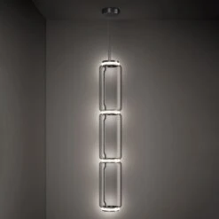 FLOS Noctambule LED-HĂ€ngelampe 3 High Cylinders