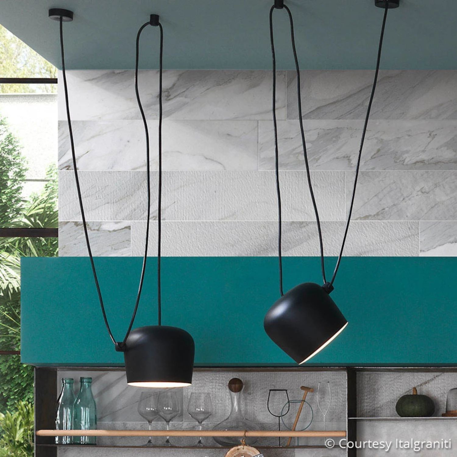 FLOS Aim Small LED-Hängeleuchte, Schwarz 2 FLOS Aim Small LED-Hängeleuchte, Schwarz – Bild 2