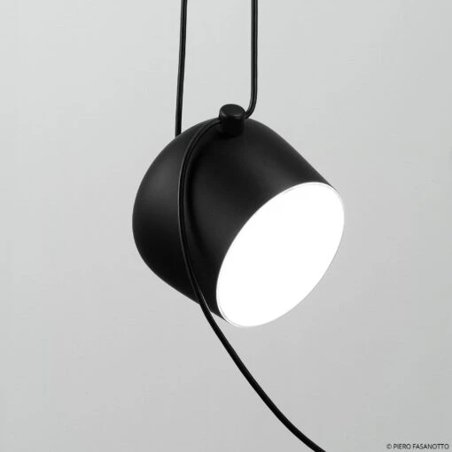FLOS Aim Small LED-Hängeleuchte, Schwarz -Flos Verkaufsgeschäft 3510565