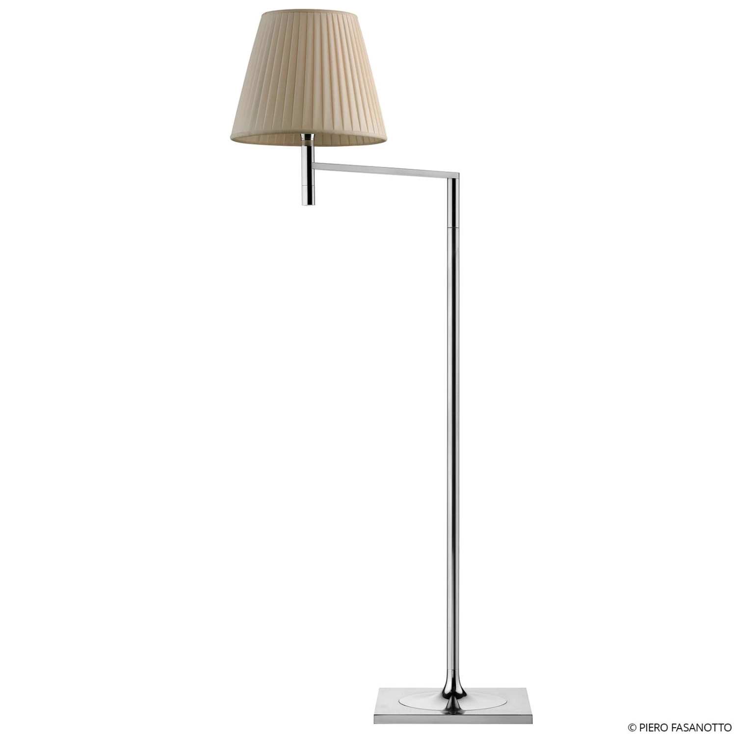 FLOS KTribe F1 Stehleuchte Mit Stoffschirm, Beige 2 FLOS KTribe F1 Stehleuchte Mit Stoffschirm, Beige – Bild 2