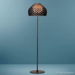 FLOS Tatou F Stehleuchte Mit Dimmer, Ockergrau