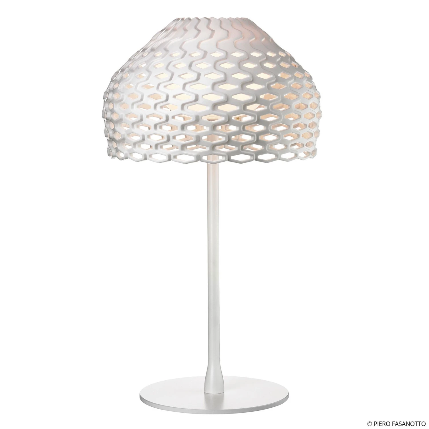 FLOS Tatou T Tischleuchte Mit Dimmer, Weiß 2 FLOS Tatou T Tischleuchte Mit Dimmer, Weiß – Bild 2