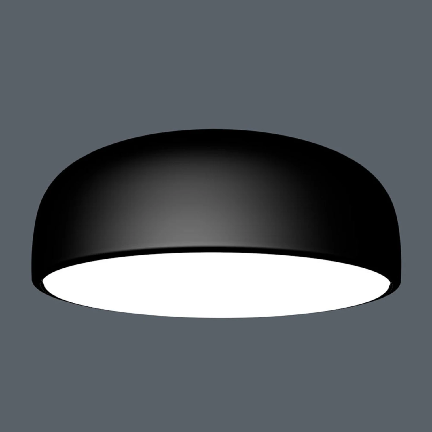 FLOS Smithfield C LED-Deckenleuchte, Matt Schwarz 1 FLOS Smithfield C LED-Deckenleuchte, Matt Schwarz