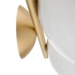 FLOS IC C/W1 Double Wandleuchte Messing Ø 20 Cm -Flos Verkaufsgeschäft 3510669 5