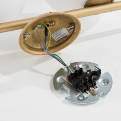 FLOS IC C/W1 Double Wandleuchte Messing Ø 20 Cm -Flos Verkaufsgeschäft 3510669 6