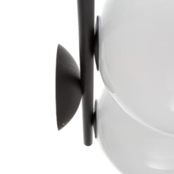 FLOS IC C/W1 Double Wandleuchte Schwarz Ø 20 Cm -Flos Verkaufsgeschäft 3510670 4