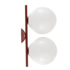 FLOS IC C/W1 Double Wandleuchte Rot Ø 20 Cm -Flos Verkaufsgeschäft 3510671 2