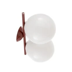 FLOS IC C/W1 Double Wandleuchte Rot Ø 20 Cm -Flos Verkaufsgeschäft 3510671 3